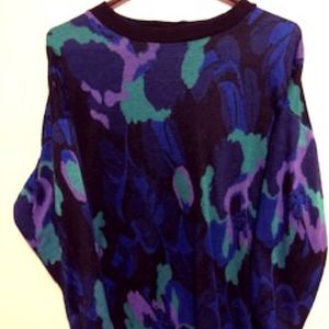 Vintage floral sweater